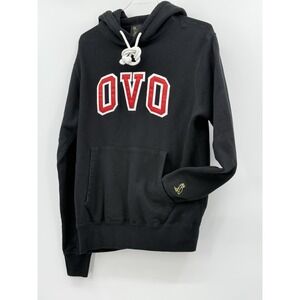 OVO Hoodie Mens XS Black Pullover Drake Owl Sweatshirt Octobers Very Own